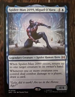 Spider-Man 2099, Miguel O'Hara + BONUS | Marvel's Spider-Man | MTG Magic BLUE - Image 2