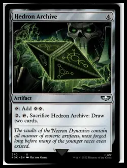 Universes Beyond: Warhammer 40,000 #240 Hedron Archive - Image 1