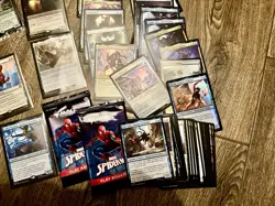 Magic The Gathering Spider Man Pre-Release Kit Open Box + 2 Unopened Packs. READ - Image 2