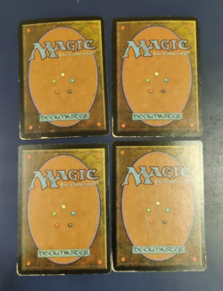 MTG MERCADIAN MASQUES Forest FOIL SIGNED x4 Price for x4 - Image 2