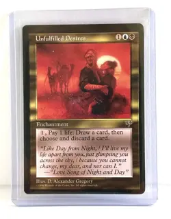 x1 Unfulfilled Desires Mirage MTG Magic the Gathering NM - Image 2