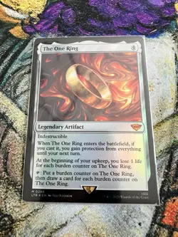 The One Ring Foil, Near Mint, English Lord of the Rings MTG Magic Artifact - Image 1