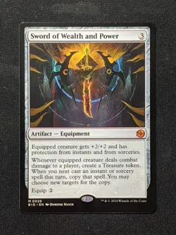 Sword of Wealth and Power Outlaws of Thunder Junction: the Big Score Regular NM - Image 1