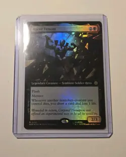 Agent Venom (Extended Art) (Foil) 0255 (R) MTG Marvel's Spider-Man M/NM - Image 4