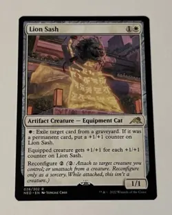 MTG Lion Sash - Kamigawa: Neon Dynasty NM - Image 1