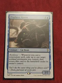 Displacer Kitten (White Border) Mystery Booster 2 Regular - Image 1