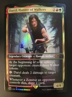 Daryl, Hunter of Walkers NM FOIL Secret Lair Series: The Walking Dead MTG - Image 1