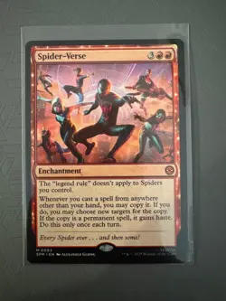 MTG Spider-Verse 93 Mythic Marvel Spider-Man - NM - Image 1