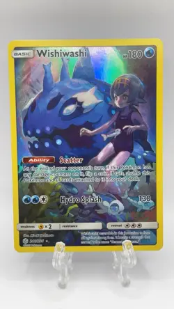 Pokemon TCG Wishiwashi Cosmic Eclipse 240/236 Holo Secret Rare NM Full Art - Image 1