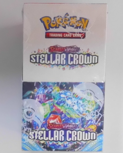 Full Sealed Box (18 packs) Pokemon Scarlet & Violet Stellar Crown TCG - Image 1
