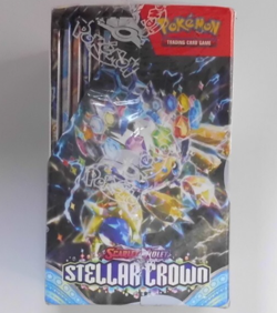 Full Sealed Box (18 packs) Pokemon Scarlet & Violet Stellar Crown TCG - Image 4