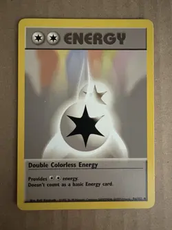 Pokemon - Base Set - Double Colorless Energy 96/102 - LP/NM - Image 1