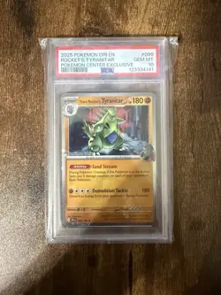 Team Rocket's Tyranitar (Pokemon Center Exclusive) PSA 10 - Image 1