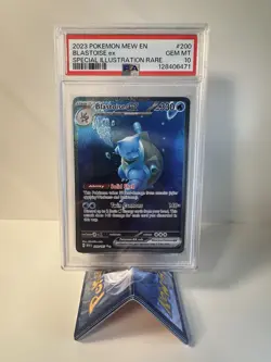 2023 Pokemon Mew En-151 #200 Blastoise Ex Special Illustration Rare PSA 10 - Image 1