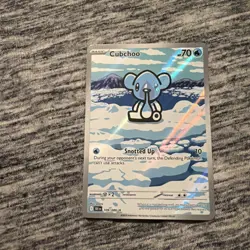 Pokemon TCG - Cubchoo - 109/086 - Illustration Rare - SV: Black Bolt - Image 1