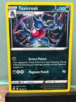 Pokemon TCG: Toxicroak 166/264, Fusion Strike - Image 1