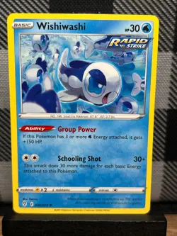 Pokemon TCG: Wishiwashi 46/203, Evolving Skies - Image 1