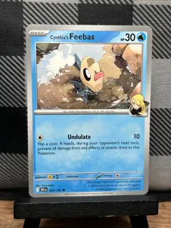 Pokemon TCG; Cynthia's Feebas 52/182, Destined Rivals - Image 1