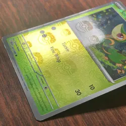 Pokemon TCG Snivy (Master Ball Pattern) 001/086 Sv: Black Bolt Holo - Image 3