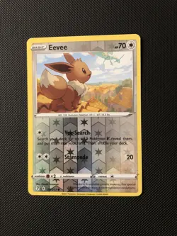 Eevee 125/203 Pokemon Evolving Skies Rev Reverse Holo NM FAST SHIPPING - Image 1