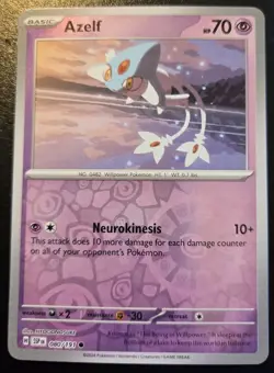 Azelf 080/191 Reverse Holo Common Scarlet & Violet: Surging Sparks Pokemon TCG - Image 1