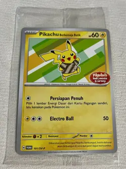Sealed - Pokemon TCG Indonesia - Pikachu Berkemeja Batik Promo - Image 1