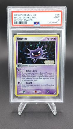 Haunter 2006 Pokemon EX Legend Maker Reverse Foil #35 PSA 9 Mint - Image 1