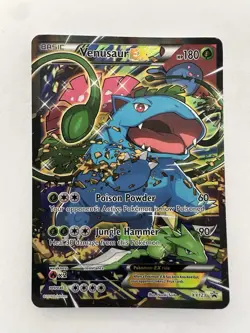 Pokemon TCG: Venusaur EX XY123 Black Star Promo XY Generations Full Art - Image 1