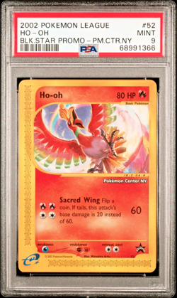 Ho-Oh #52 - 2002 Pokemon Center New York Promo - PSA 9 MINT - Image 1