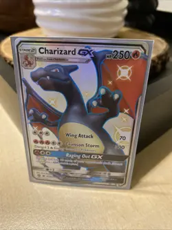 2019 Pokemon Hidden Fates Shiny Charizard GX SV49/SV94 Holo (Ungraded) - Image 1