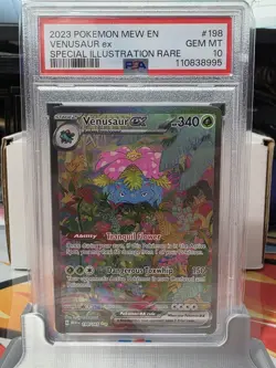Pokemon Venusaur EX 198/165 Scarlet & Violet 151 PSA 10 Gem Mint - Image 1