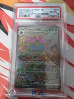 Pokemon Venusaur EX 198/165 Scarlet & Violet 151 PSA 10 Gem Mint - Image 2