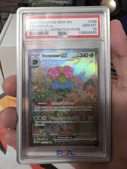Pokemon Venusaur EX 198/165 Scarlet & Violet 151 PSA 10 Gem Mint - Image 3