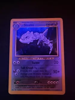Pokemon TCG Steelix Neo Genesis 15/111 Unlimited Holo Rare 2000 NM - Image 1