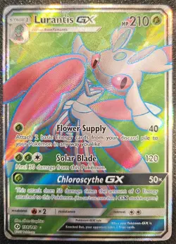 Pokemon TCG - Lurantis GX - 138/149 - Sun & Moon Base Set - Full Art Holo - NM - Image 1