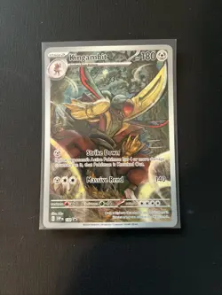 Kingambit SVP 130 Scarlet & Violet Promo Illustration Rare Pokemon TCG NM - Image 1