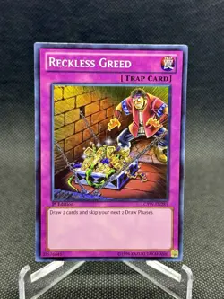 Yu-Gi-Oh! TCG Reckless Greed LCYW-EN285 1st Edition Super Rare NM Free Shipping - Image 1