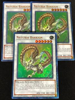 Yugioh Naturia Barkion HAC1-EN122 1st ULTRA X3 (NM) - Image 1