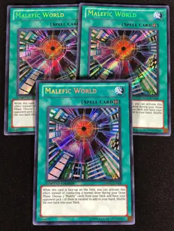 Yugioh Malefic World YMP1-EN008 Secret X3 (LP) - Image 1