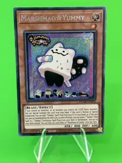 Yu-Gi-Oh Doom Of Dimensions Marshmao☆Yummy Secret Rare DOOD-EN024 NM!!! - Image 1