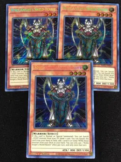 Yugioh Noble knight's Shield-Bearer BROL-EN017 1ST SECRET X3 (NM) - Image 1
