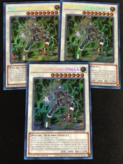 Yugioh Psy-framelord Omega RA02-EN028 1ST Secret x3 (NM) - Image 1
