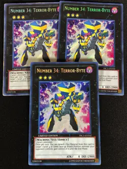 Yugioh Number 34: Terror-Byte PRC1-ENV02 Secret x3 (MP) - Image 1