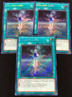 Yugioh Sol and Luna RA02-EN068 1ST SECRET X3 (NM) - Image 1