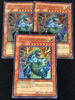 Yugioh Super Conductor Tyranno SD09-EN001 1st Ultra x3 (MP) - Image 1