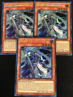 Yugioh Silent Swordsman RA02-EN011 1st SECRET X3 (NM) - Image 1