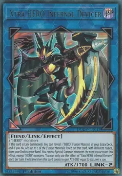 Yugioh Xtra Hero Infernal Devicer DUOV-EN013 1st ULTRA (NM) - Image 1