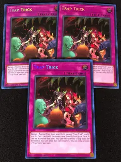 Yugioh Trap Trick RA03-EN078 1st SECRET X3 (NM) - Image 1