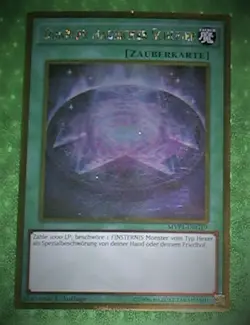 Yu-Gi-Oh MVP1, Dunkler, magischer Schleier gold rare "near mint", NEU 1.Auflage - Image 1