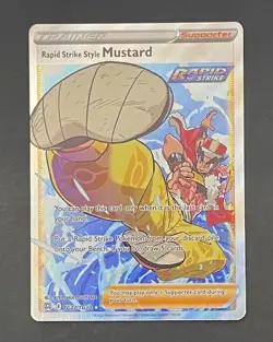 Pokemon Card Rapid Strike Style Mustard TG27/TG30 Brilliant Stars - Near Mint - Image 1
